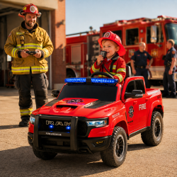 Coche de Bomberos RAM 1500 RHO 12v Coche de Bomberos RAM 1500 RHO 12v